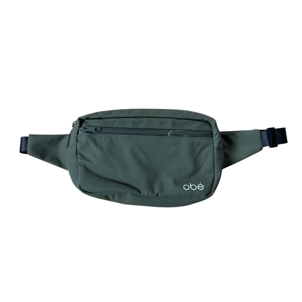 Obé Belt Bag & Fanny Pack Womens Small Olive Green Polyester Adjustable Strap